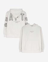Hoodie - Oversized Fit - weiß