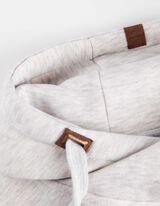 Majica s kapuljačom - Klokan-džep - svijetlo siva