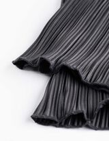 Jumpsuit - Plisseefalten - dunkelgrau