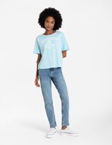 T-shirt - Statement - celeste