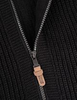 Dukserica sa kapuljačom - Ruska kragna - crno