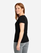 Tricou - Imprimeu sclipici - Negru