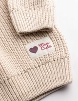 Grobstrick - Beige