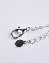 N&aacute;ramok na nohu - Pr&iacute;vesok - strieborny