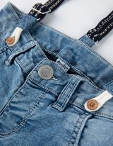 Jeans - Bretels - blauw