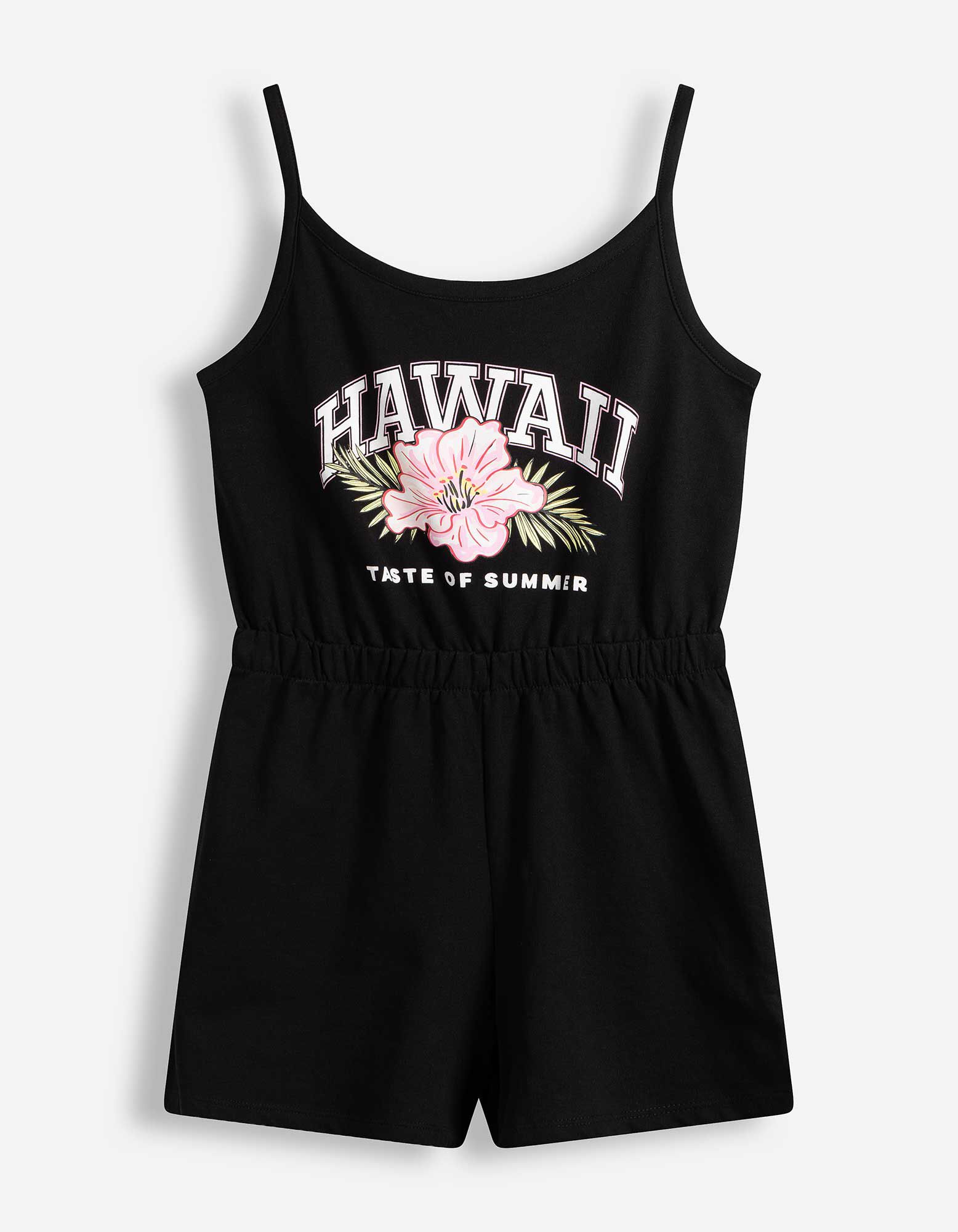 Jumpsuit - Print - Schwarz