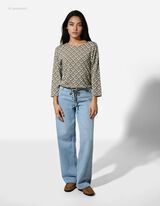 Shirt - Knotendetail - dunkelgr&uuml;n