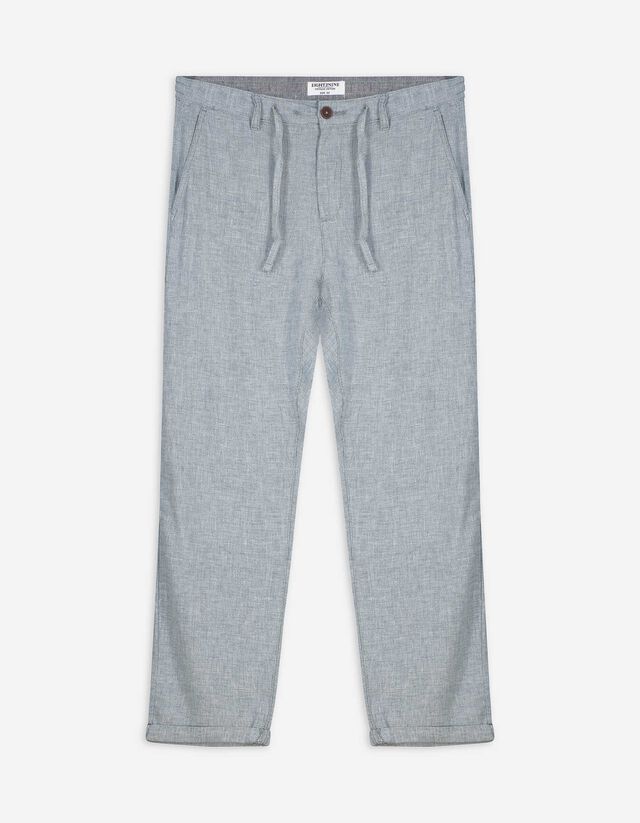 Chinohose - Fixierter Beinumschlag - grün