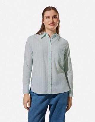 Hemd - Streifen - gr&uuml;n