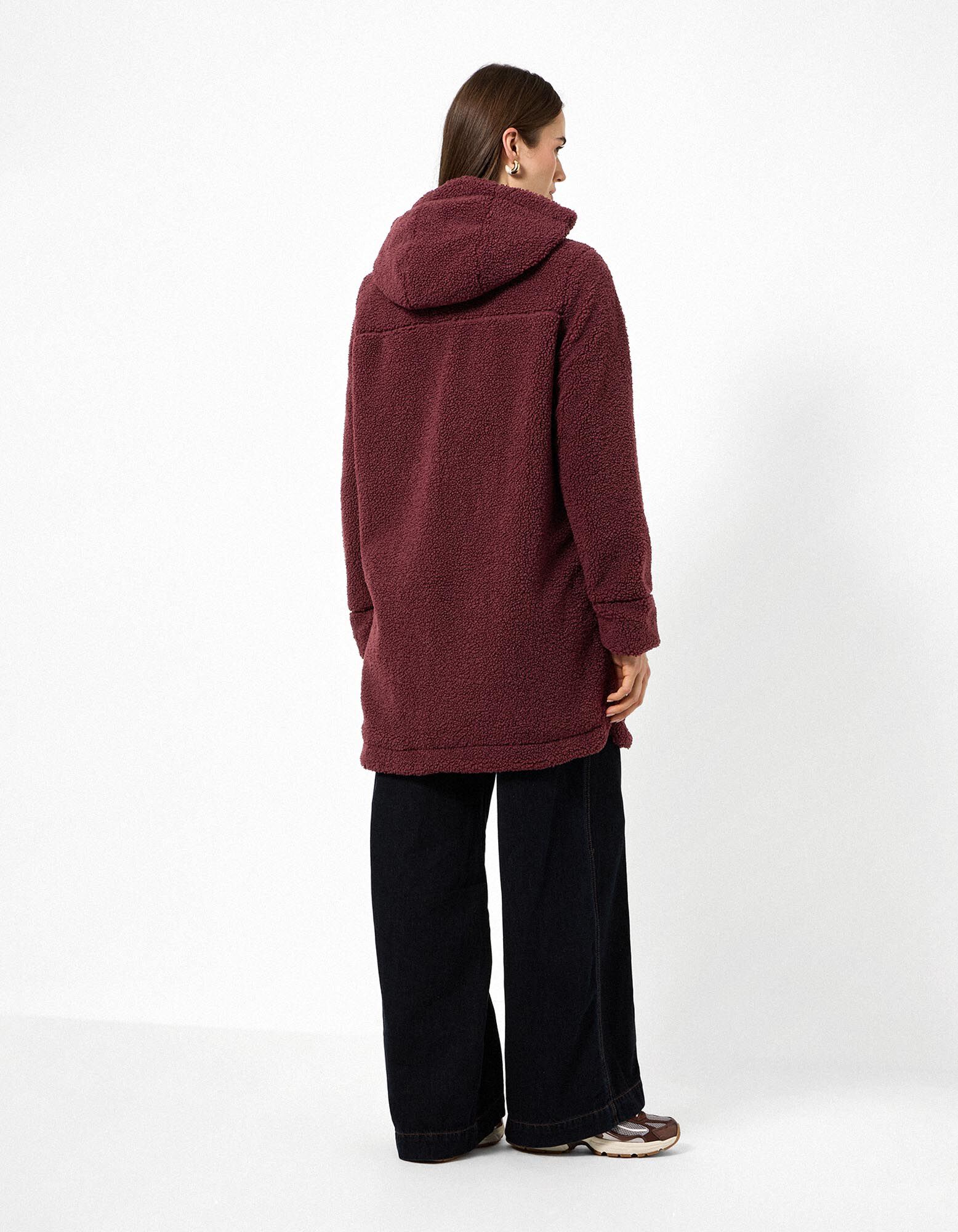 Manteau - Peluche - mauve