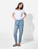 Jeans - Plooi - lichtblauw