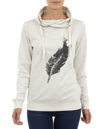 Damen Sweatshirt mit&nbsp;Tube Collar