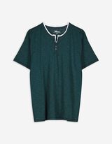 T-Shirt - Regular Fit - dunkelgrün