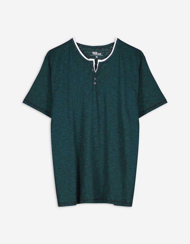 T-Shirt - Regular Fit - dunkelgrün