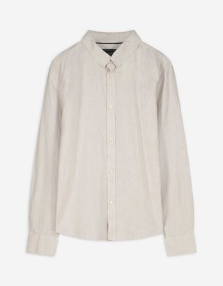 Hemd - Leinen - beige