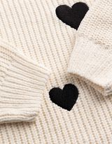 Strickpullover - Stickereien - Off-White