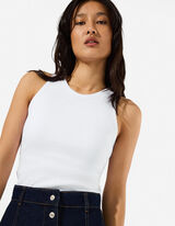 BH Top - Geribd - wit