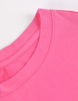 T-shirt jurk - Oversized mouwen - pink