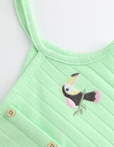 Top - Abbottonatura - verde chiaro