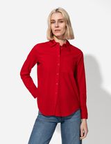 Blusa - Taschina sul petto - rosso