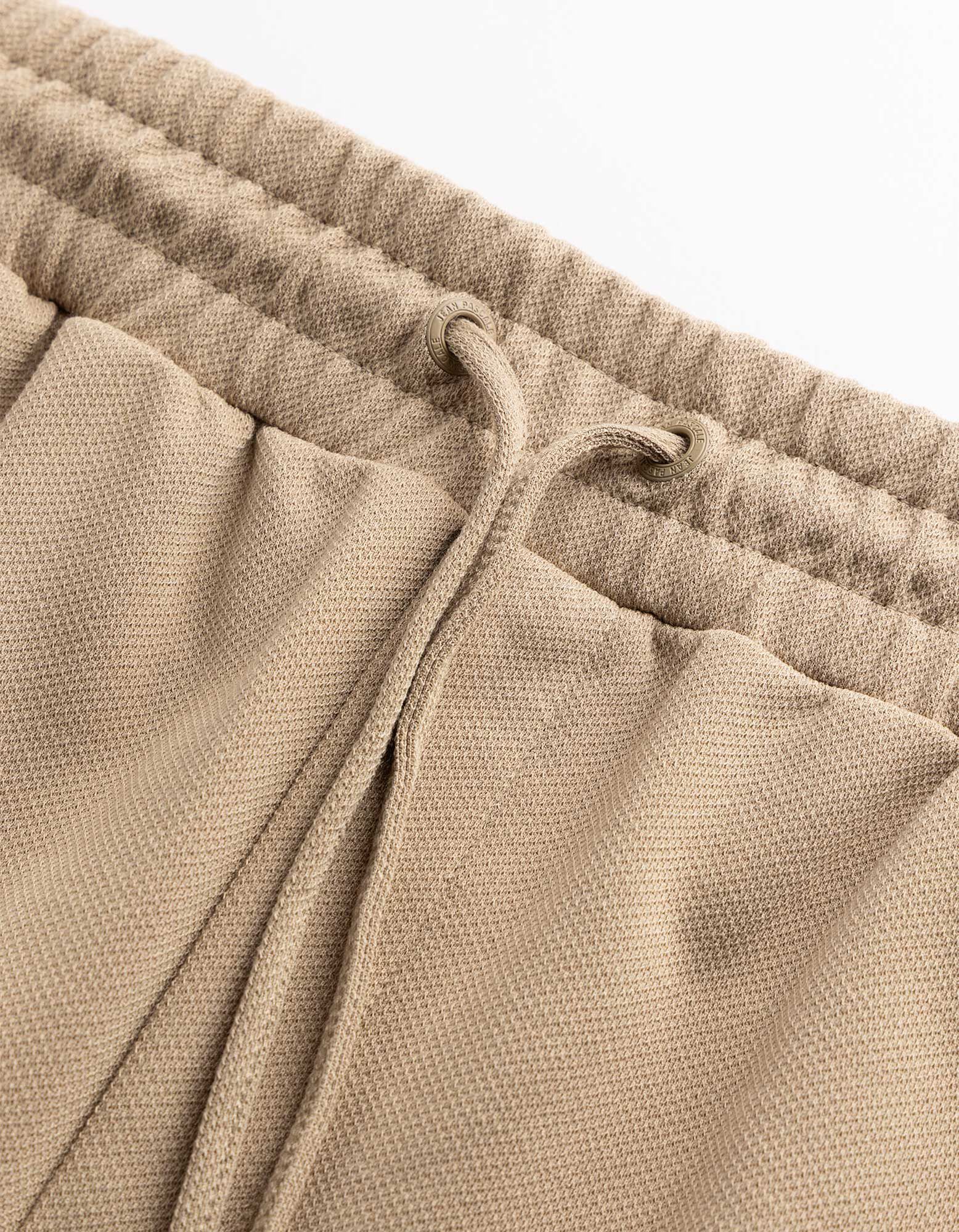 Shorts - Piqu&eacute; - Beige