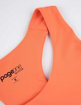 Cropped top - Zachte touch - oranje