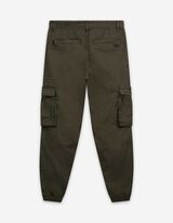 Cargo kalhoty - tmave zelena