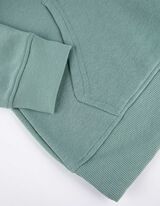 Felpa con cappuccio - Misto cotone - turchese