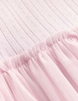 Abito - Pointelle - rosa