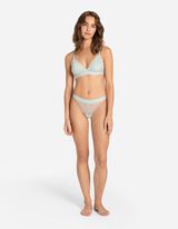 Nohavičky string - Čipka - svetlozelena