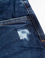 Farmerice - Visoki struk - tamno-plava