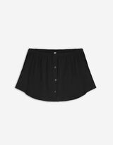 Rok - Mousseline - zwart