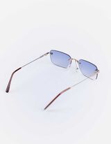 akiniai nuo saulės - berėmis - sidabrinis