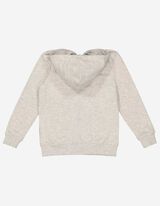 Cipzáros melegítőfelső - Kapucni - vilagos szurke