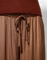 Hose - Weites Bein - hellbraun