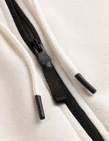 Sweatvest - Modaal - wit