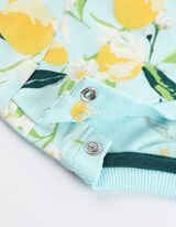 Tricou - Imprimeu allover - Albastru deschis