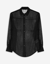 Blouse - polyester - zwart