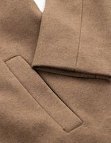 Mantel - Double-Layer-Look - Braun