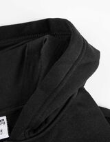 Sweatjacke - Oversized Fit - schwarz