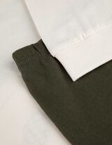 pidžama set od majice i pantalona - Print - bronza