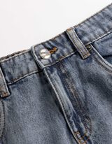 Cargohose - Loose Fit - blau