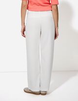 Nohavice - Straight Fit - biely