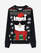Trui - Kerst - donkerblauw