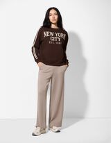 Bluză de trening - Sweat - Maro inchis