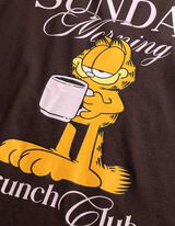 T-shirt - Garfield - Donkerbruin