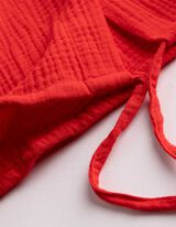 Hemd - Musselin - rot