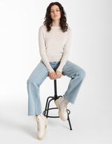 Pullover - Misto viscosa - beige