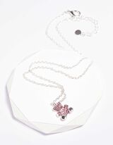Colier - Pietricele decorative - Argintiu