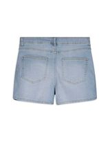 Pantaloncini di jeans - Vita alta - celeste